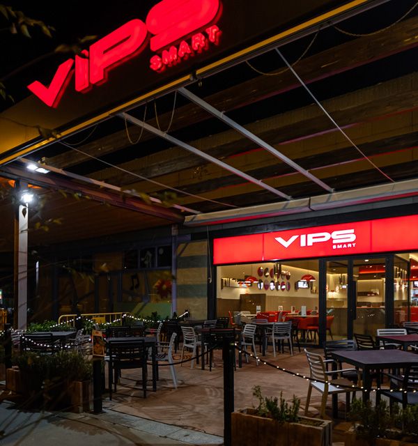 Proyecto Emo fachada exterior de restaurante vips